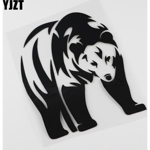 YJZT 17.5CMX18.4CM Decoration Wild Animal Polar Bear Decal Vinyl Car Sticker 13C-0085