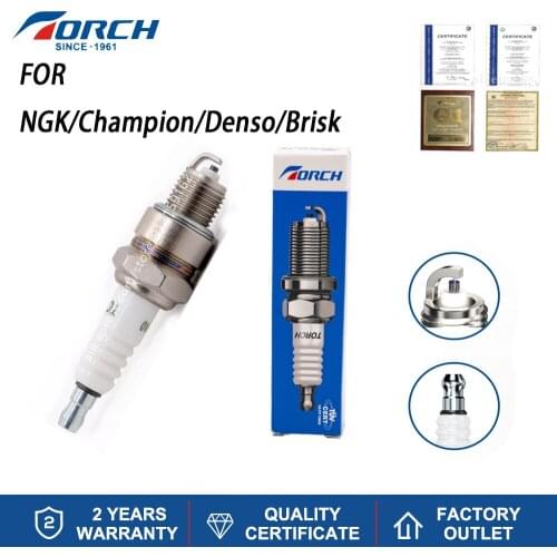 1pcs Car Candles Power Spark Plugs TORCH E7TC-10 for NGK 4838 Champion L78YC Denso W22FP-U10 Brisk N14YC High Quality