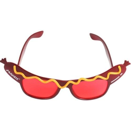 2018 Graduation Photo Props Party Decorations Funny Hot Dog Cosplay Glasses