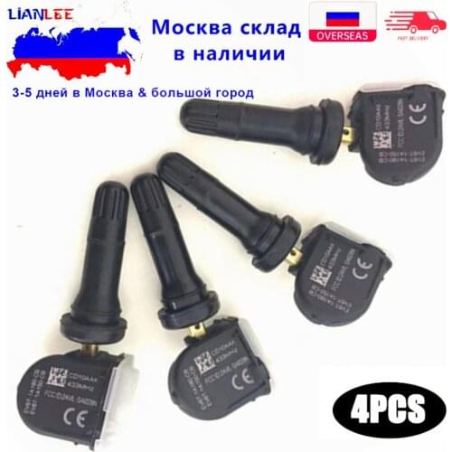4Pcs/Lot New Tire Pressure Monitor System Sensor EV6T-1A180-DB 1862980 For Ford Fiesta Van Focus F-Series Ka Kuga Mondeo Ranger