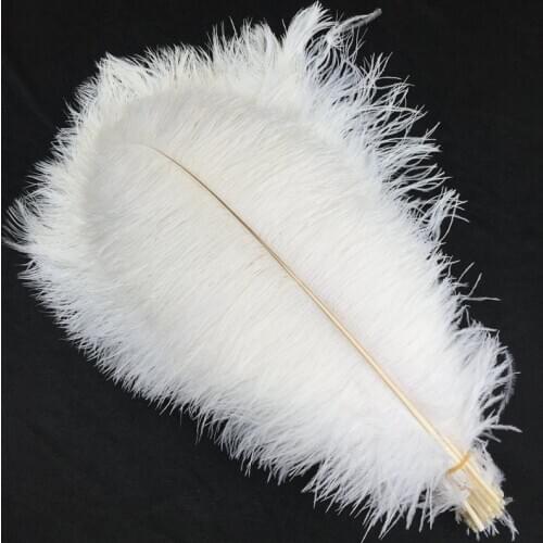 50Pcs/Lot White Ostrich Feathers for Crafts 15-70cm Feathers Ostrich Plumes Wedding Feathers Decoration DIY Carnaval Assesoires