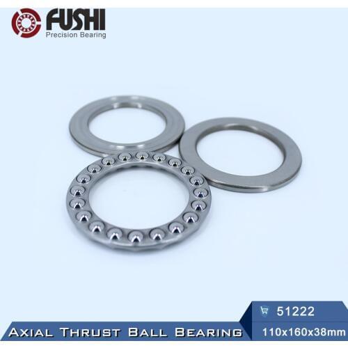 51222 Thrust Bearing 110*160*38 mm ( 1 PC ) ABEC-1 Axial 51222 Ball Bearings 8222