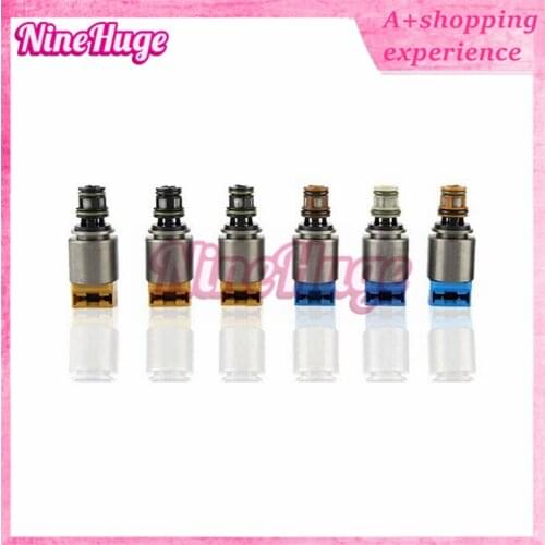 6 PCS/SET NEW ZF6HP19 6HP21 6HP26 6HP28 Transmission Solenoid Valve Kit For BWM HYUNDAI AUDI VW Auto Spare Part Transnation
