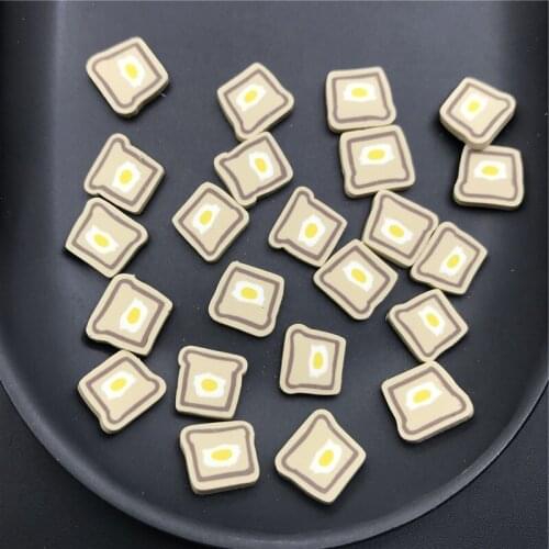 60g Toast Polymerclay,Soft Clay Sprinkles For Kids Diy/Scrapbook Decoration/Craft Filler/Craft Diy Making/Nail Arts