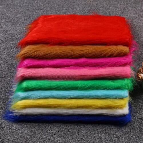 9cm Red Yellow Camel Plush Fabric Cosplay Animal Ear Costume Props Cotton Doll Fried Hair Baby Head Decoration Fabric 25x45cm