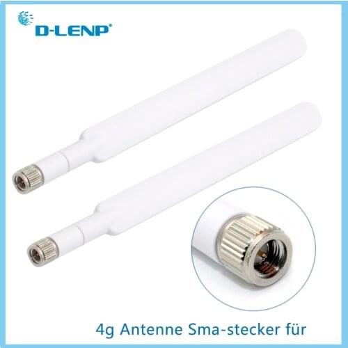 2pcs/set 4G Antenna SMA Male for 4G LTE Router External Antenna for Huawei B593 E5186 For HUAWEI B315 B310 698-2700MHz