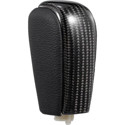 Auto Car Gear Shift Knob Head Handle Carbon Fiber Replacement for Toyota Land Cruiser 200 FJ20 2008-2017