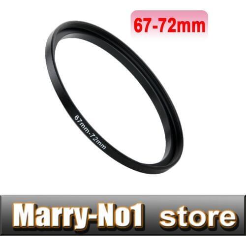 Free shipping Black Step Up Filter Ring Lens Ring 67mm to 72mm 67mm -72mm 67 -72mm