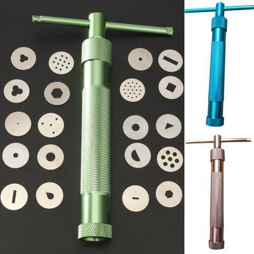 Paste Extruder Craft Tips Craft Fondant Cake Sculpture Polymer Clay Tools Cool Stainless Steel Sugar