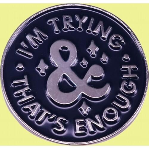 Mental health awareness self love personal Enamel pin a great way to express yourself brooch positive aesthetics badge