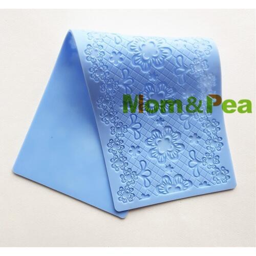 Mom&Pea GX220 Flower Lace Mold Cake Decoration Fondant Cake 3D Mold Food Grade Silicone Mould