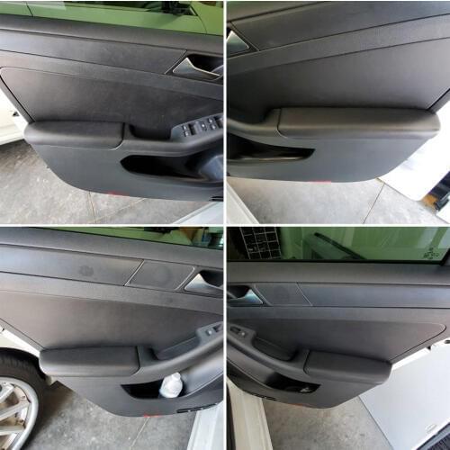 Microfiber Leather Door Panel Cover For VW Jetta MK6 2012 2013 2014 Interior Car Door Armrest Panel Skin Cover Protective Trim