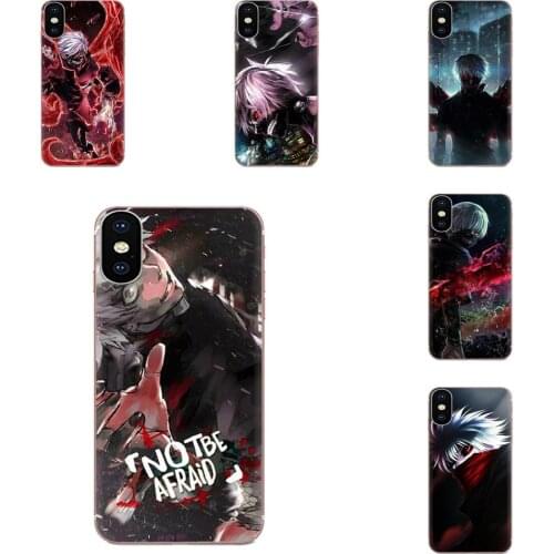 Soft TPU Pattern Case Cover Tokyo Ghoul For iPhone SE2020 11 Plus Pro X XS Max XR 8 7 6S SE 4S 5 5C 5S