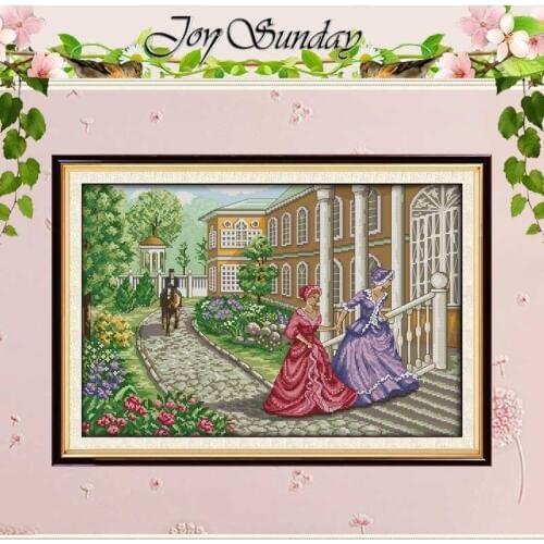 Go home painting counted Cross Stitch 11CT 14CT Cross Stitch Set Wholesale Chinese Cross-stitch Kit Embroidery Needlework
