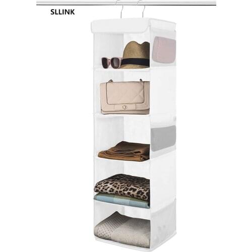 5-Shelf Hanging Closet Organizer bedroom furniture