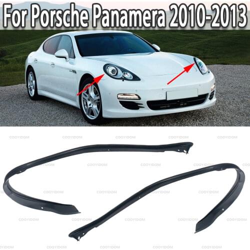 K-Car Headlight Rubber Sealing Strip Trim Headlamp Decorative Strip For Porsche Panamera 2010 2011 2012 2013