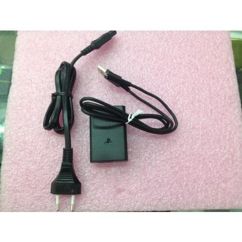 EU Plug For Sony psv 2000 power for PSV 1000 AC Power Adapter Supply Charger + USB Data Cable