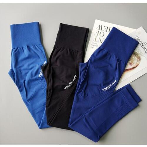 High Waist Sport Leggings Fitness Sports Running Pants Yoga Stretchy Women Gym Tights Energy Seamless Tummy Control Yoga Pants