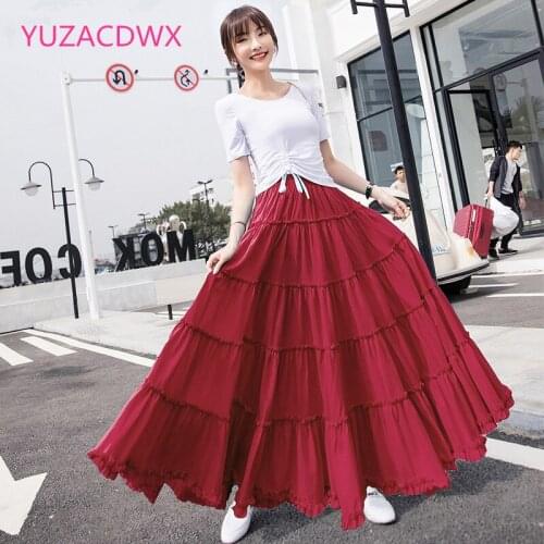 Женские юбки макси YUZACDWX China At AliExpress