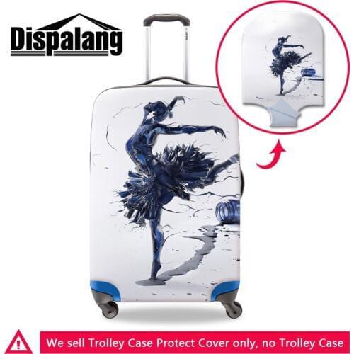 Dislapang Top Luggage Protective Cover Elastic Trolley Case Covers Dustprooof Apply to 18 to 30 Inch Suitcase Gift for Women