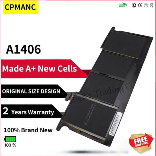 Battery for Apple MacBook Air 11" A1370 Mid 2011 A1465 2012 A1406 35WH 7.6V batteries NEW