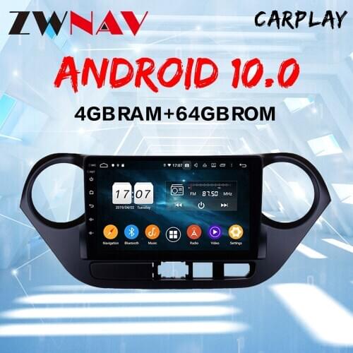 Android 10 DSP For Hyundai I10 I-10 2013 - 2018 Car Multimedia Stereo Player Radio GPS Navigation Head unit screen