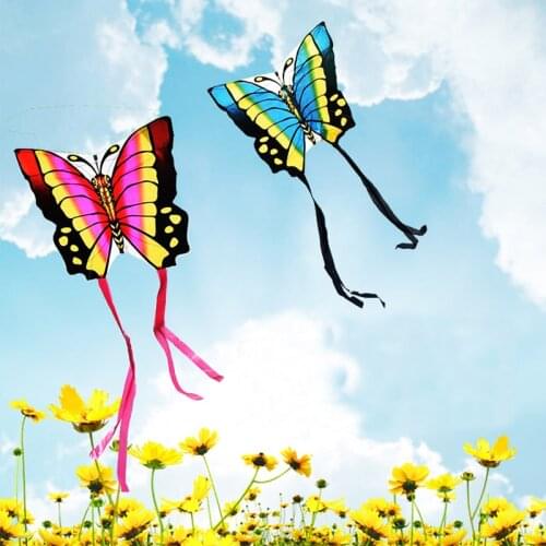 Free shipping butterfly kite outdoor children kite flying toys ripstop nylon birds eagle kite parachute weifang kite factory