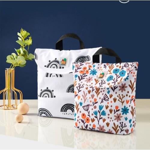 Baby Double Layer Diaper Bag Out Storage Bags Multi-function Tote Bag Cosmetic Bag Handbag Waterproof Home Storage Organizations