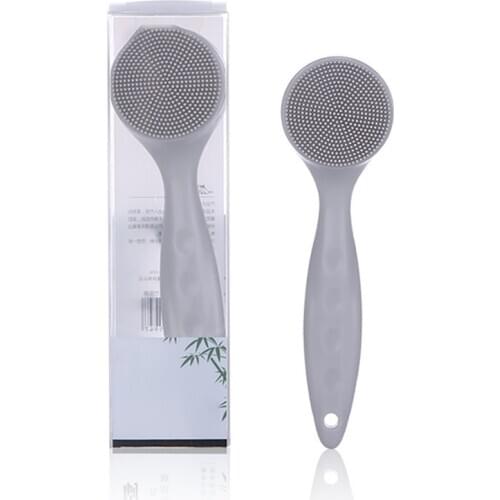 Facial Care Tool Skin Pore Clean Brush Silicone Facial Brush Wash Deep Cleansing Soft Manual Face Cleansing Brush Massager