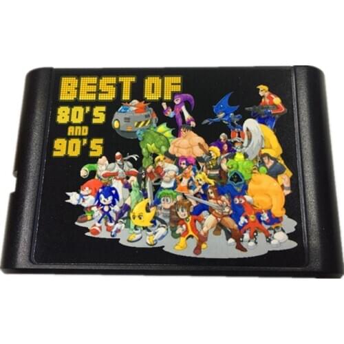 196 in 1 for 16 bit Sega Mega Drive Multi Game Cartridge with Golden Axe Fatal Fury 1 2 Flash Back X Man 2 Earthworm Jim