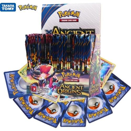 324Pcs Pokemon Cards TCG: Ancient Origins Sword&Shield Sun & Moon English Trading Card Game Booster Box Collectible Kid Toys Gif