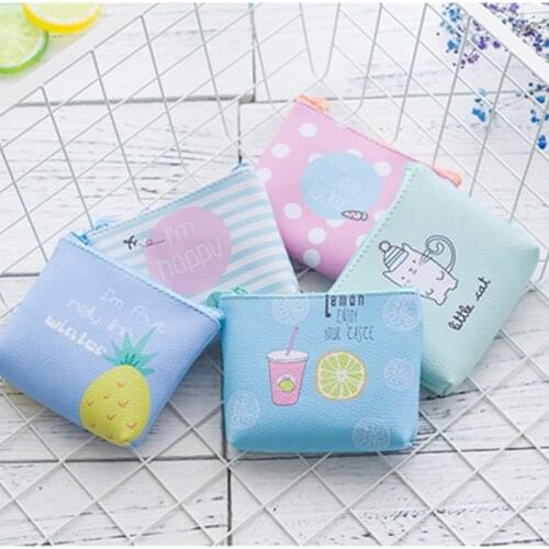 Mini Sanitary Napkin Waterproof PU Coin Purse Credit Card Holder Tampon Pad Pouch Cosmetics Organizer Storage Bags Women Wallets