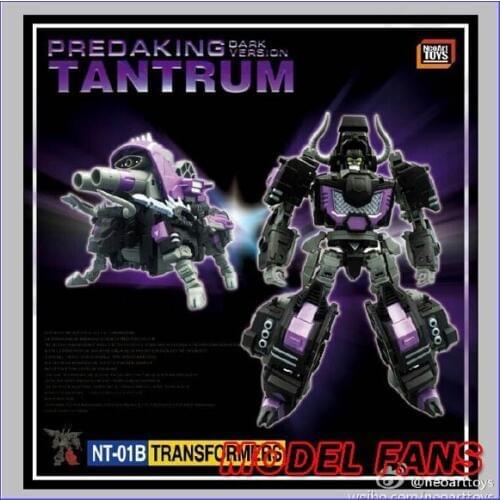 MODEL FANS IN-STOCK neoart toys ko MMC Transformation robot black Predaking Tantrum Rhino bison freeshipping