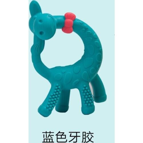 Fashion Giraffe Baby Teethers Animal Silicone Fidget Safty Pacifier Cartoon Teething Nursing Coisas De Bebe Baby Gifts BK50YJ