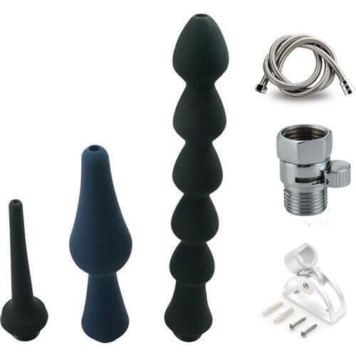 Handheld Toilet Bidet Set Kit Anal Cleaner Bidet Faucet for Bathroom Hand Sprayer Shower Head Self Cleaning