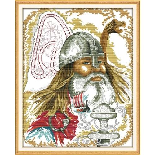 An ancient hero cross stitch kit people 18ct 14ct 11ct count print canvas stitches embroidery DIY handmade needlework