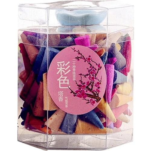 2021 new Incense Cones Mixed Natural Scents Cone Incense for Spa Yoga Meditation Aromatherapy Incense Cones