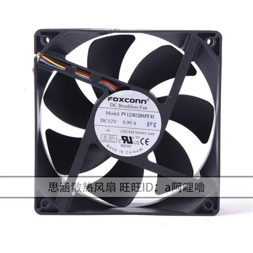 New original 12CM 12038 12V 0.9A PV123812DSPF 01 server violent fan