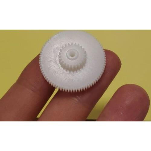 Plastic gear for Grundig stereo cassette deck CR485