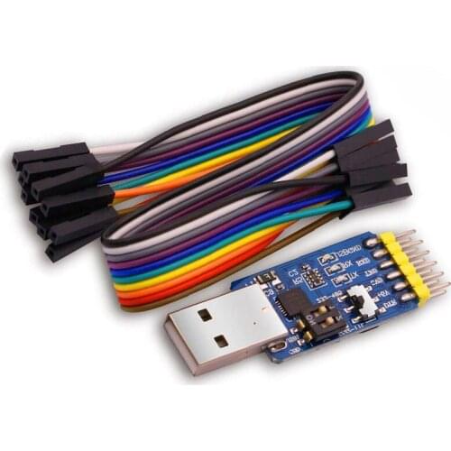 RS232 to TTL USB CP2102 USB TTL to RS485 RS232 Mutual Convert 6 in 1 Convert Module with Windows 7 8 Linux