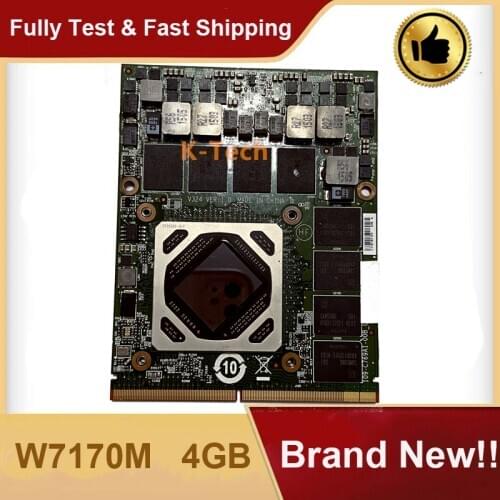 Brand New for W7170M M390X Laptop Video Card 4GB GPU 109-C769A1-00B-02 Working Perfectly