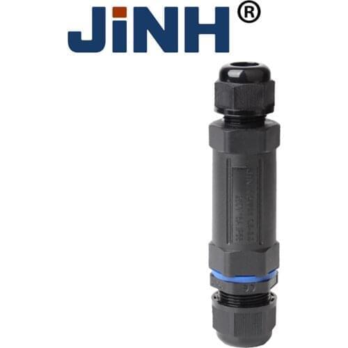 IP68 Waterproof Terminal Block 3/4/5 PIN T Shape Electrical Wire Cable Connector Outdoor Plug Socket Straight Quick Connection