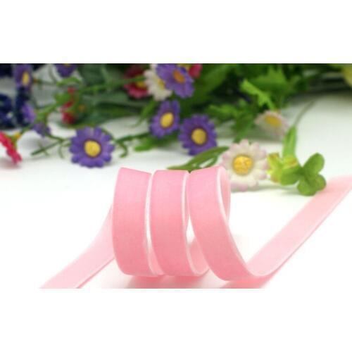 1"(25mm)Single Face Velvet Ribbon Pink Velvet Ribbon Diy Ribbon