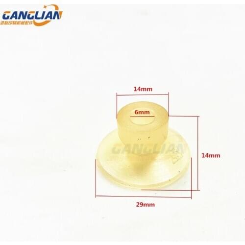 100 Pieces Rubber Sucker Suction Cup Rubber Nozzle For Offset Printing Machine