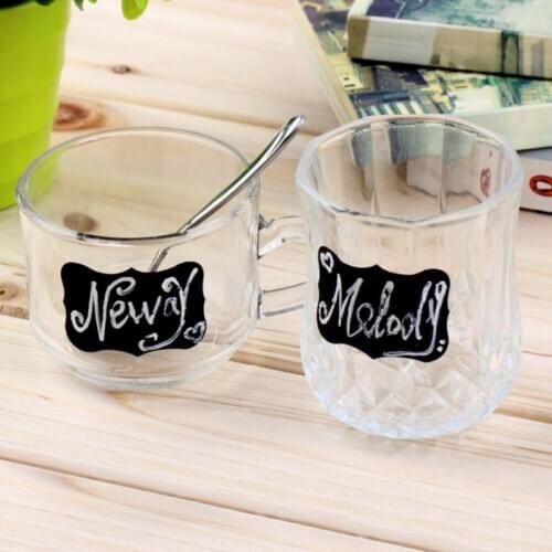48Pcs/Set Waterproof Chalkboard Kitchen Spice Label Stickers Home Jars Bottles Tags Waterproof Bottles Cans Jar Label Stickers