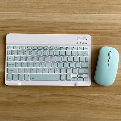 7 Inch Portable Wireless Bluetooth Keyboard And Mouse Home Set For Xiaomi Huawei Samsung Mobile Phones And Tablets Computer