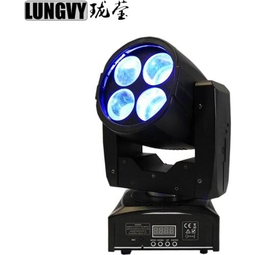 Free Shipping LED Super Beam 4x15w LED Moving Head Beam Light For Bar Effect Led Stage Lighting