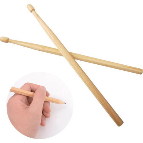 Baquetas Suck UK Wood Drumsticks Pencil Log Manufacturing Baqueta HB Writing Safe Non-toxic Pencil Drumsticks