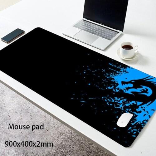 Gaming Large Mouse Pad with Stitched Edges- Extended XXL Mouse Mat with Nonslip Natural Rubber Base and Waterproof mouse pad mat