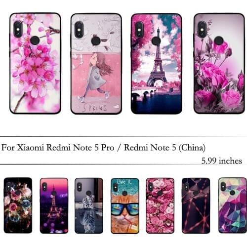 Case for Xiaomi Redmi Note 5 Pro Cover Soft TPU Silicone Cover for Xiaomi Redmi Note 5 Pro Case undas for Redmi Note 5 CN Bags